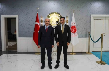 Başkan Özlü, Başsavcı Emre ile bir araya geldi 