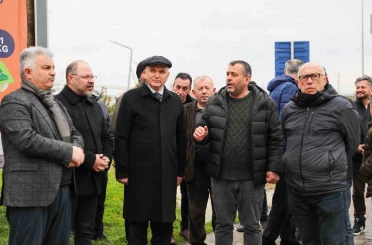 Başkan Özlü talebi yerinde inceledi 