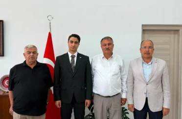 Başkan Pütün’den yeni Kaymakam Haydari’ye hayırlı olsun ziyareti 