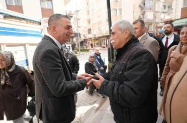 Başkan Şimşek esnafın sorunlarını dinledi 