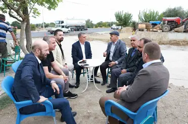 Başkan Şimşek muhtarlarla bire bir temasta
