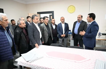 Başkan Taşkın, tamamlanan projeleri teşkilatla inceledi 