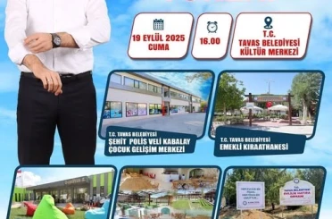 Başkan Tatık tamamlanan 5 yatırımı Tavaslıların hizmetine açıyor 