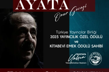 Başkan Yalçın’dan Esat Ayata için onur gecesi 