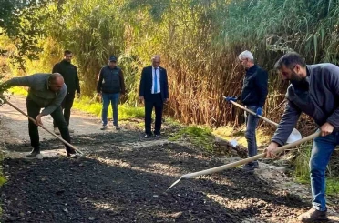 Başkan Yıldırımkaya, çalışmaları yerinde inceledi 