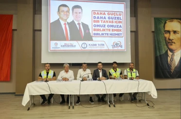 Başkanlar ve muhtarlar Tavas’ın sorunlarını masaya yatırdı
