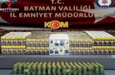 Batman'da 44 kilo kaçak nargile tütünü ele geçirildi