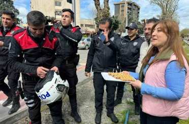 Batman polisine tatlı sürpriz 