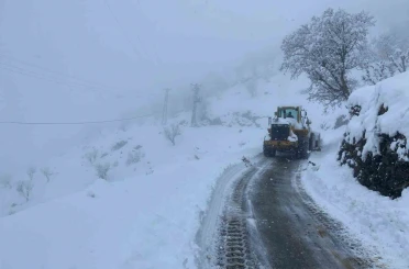 Batman’da 115 yerleşim yerinin yolu kardan kapandı 