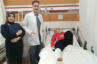 Batman’da bir ilk: Milli sporcu kapalı yöntem aşil tendonu ameliyatıyla sağlığına kavuştu 