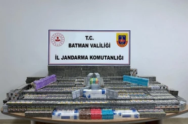 Batman’da kaçak sigara ele geçirildi 