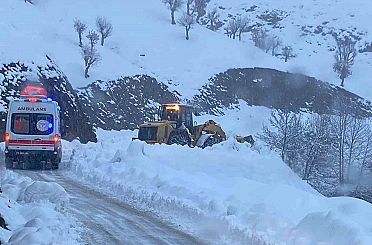 Batman’da köyde mahsur kalan hasta 7 saatlik çalışma ile kurtarıldı 