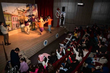 Battalgazili çocuklar Rafadan Tayfa ekibiyle unutulmaz anlar yaşadı 