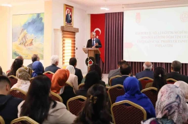 Bayburt’ta 2025-2026 eğitim öğretim yılı proje tanıtım toplantısı yapıldı 