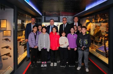 Bayburt’ta öğrencilere Çanakkale ruhu mobil müzeyle anlatıldı 