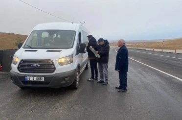 Bayburt’ta okul servislerine yönelik ortak denetim gerçekleştirildi 