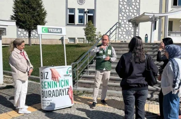 Bayburt’ta üniversite öğrencileri bağımlılıkla mücadele konusunda bilgilendirildi 