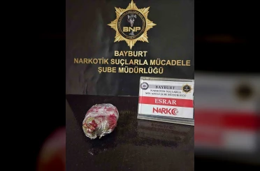 Bayburt’ta uyuşturucuyla mücadele devam ediyor 