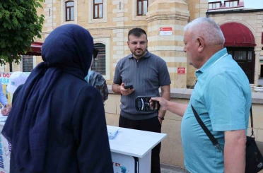 Bayburt’ta vatandaşlara hareket yaşı testi yapıldı 
