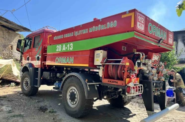Bayındır’da, orman yangınlarına karşı Giresun’dan takviye 