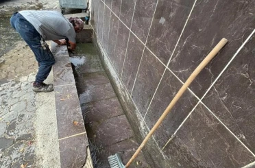 Bayırköy’de çeşme ve çevresi temizlendi 