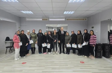 Bayırköy’de fitness kursu sertifikayla sona erdi 