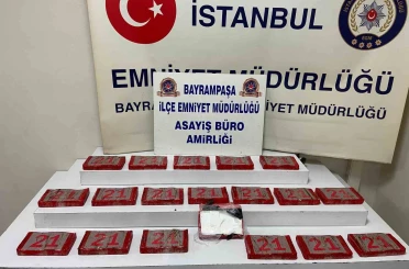 Bayrampaşa’da bir araçta 20 kilogram kokain bulundu 