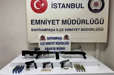 Bayrampaşa’da evinde çok sayıda mühimmat ele geçirilen şahıs gözaltına alındı