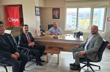 BBP Karabük İl Başkanı Murat Kesgin’den İHA’ya ziyaret 