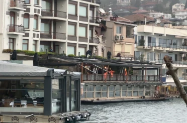 Bebek Otel’de kaçak bölümler yıkılıyor 