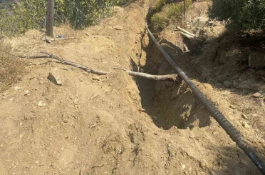 Bekirler Mahallesi’nde yeni içme suyu terfi hattı çalışmaları sürüyor 