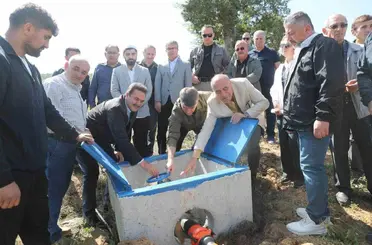 Beldağ köyüne basınçlı sulama tesisi