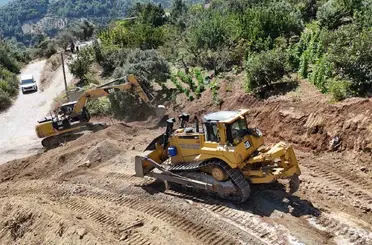 Benlidere’de ulaşımı rahatlatacak yol çalışması başlatıldı