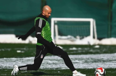 Beşiktaş, Antalya kampı öncesi son idmanını İstanbul’da yaptı 
