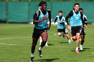 Beşiktaş’ta Gençlerbirliği maçı hazırlıkları devam etti 