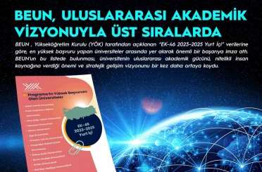BEUN, Uluslararası Akademik Vizyonuyla Türkiye’nin önde gelen üniversiteleri arasında 