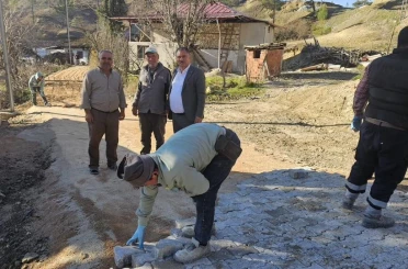 Beyağaç Belediyesi güvenli ulaşım için çalışmalara devam ediyor 