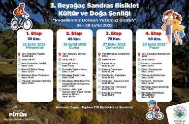 Beyağaç Sandras Dağı doğa tutkunlarını Bisiklet Kültür ve Doğa Şenliğinde ağırlayacak 