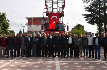 Beylikova’da yeni itfaiye aracı hizmete alındı 