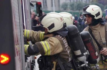 Beyoğlu’nda tarihi 6. Daire’de deprem tatbikatı 