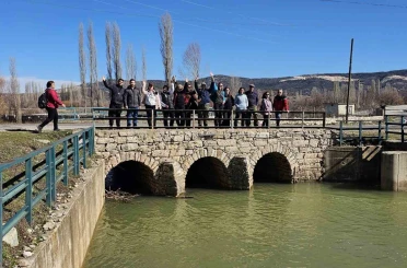 Beyşehir’de kuruyan tabiat harikası yeniden suya kavuştu 