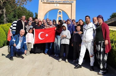 Beyşehirli şehit yakınları ve gaziler ecdatla buluştu