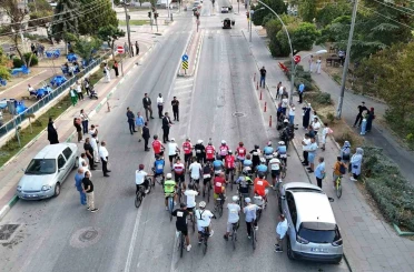 Biber Festivali kapsamında bisiklet yarışı nefes kesti 
