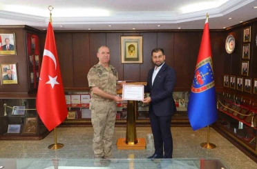 Bilecik İl Jandarma Eğitim Komutanlığı en yüksek puanla belge aldı 