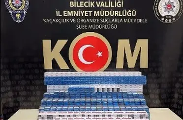 Bilecik polisi bir tırda bin 210 paket kaçak sigara ele geçirildi
