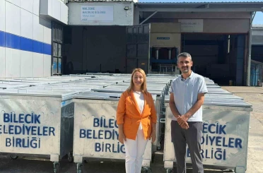 Bilecik’e son 1,5 yıldır bin 52 adet çöp konteyneri alındı 