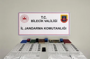 Bilecik’te 14,5 milyon liralık sahte fatura ele geçirildi, 2 kişi yakalandı 