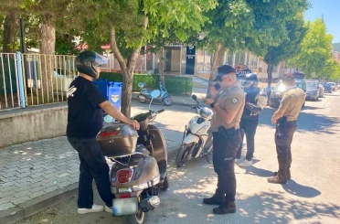 Bilecik’te 2 bin 75 motosiklet sürücüsü kontrolden geçti 