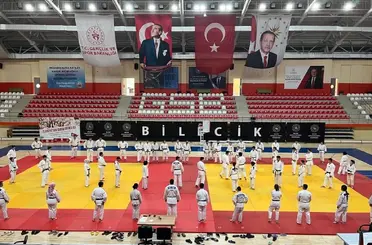 Bilecik’te 58 judocu sınav için ter döktü
