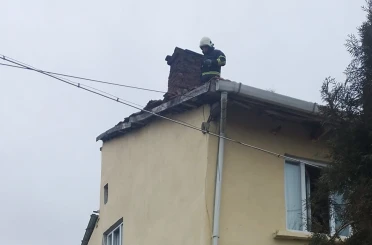 Bilecik’te baca yangını 